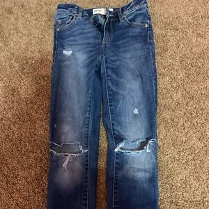 garage ripped jeans size 0